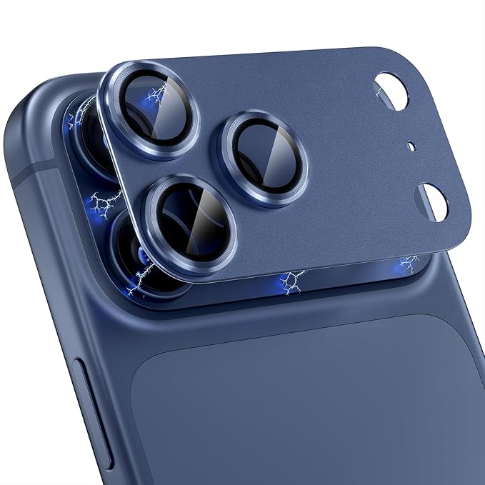 Choiche Compatible for iPhone 17 Pro Camera Lens Protector, Strong Adsorption by Choiche