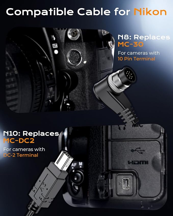 for Nikon Camera Rechargeable Remote Shutter Release - Image 7