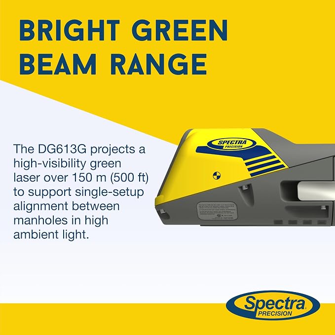 Spectra Precision DG613G Green Beam Pipe Laser - Image 2