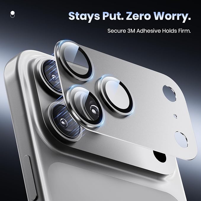 Hoerrye for iPhone 17 Pro Camera Lens Protector - Image 5