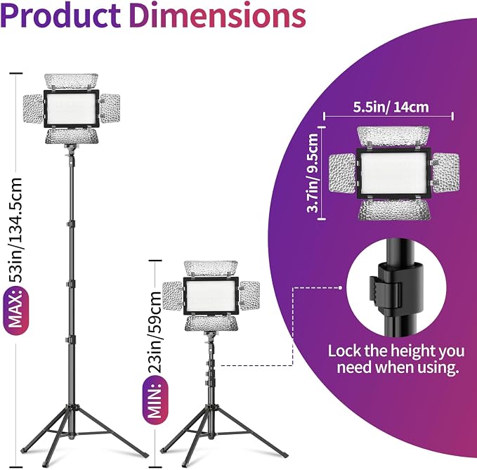 EMART LED Photography Lighting, Studio Light - Image 5