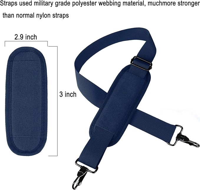 Askuko Shoulder Strap, Universal Adjustable 56 Inch Shoulder Belt Replacement - Image 4