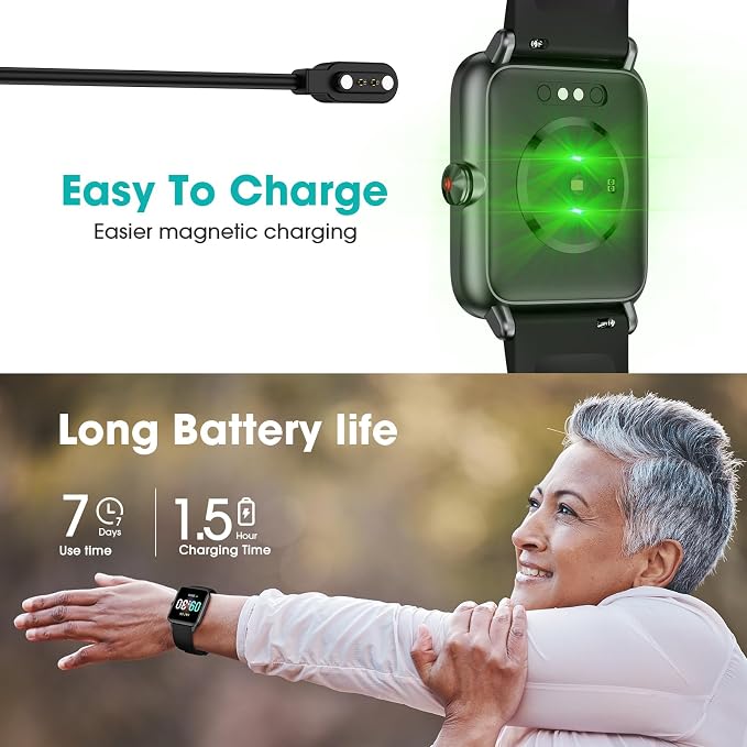 Pedometer Watch Senior Friendly No App/Phone Required, Waterproof Fitness - Image 6