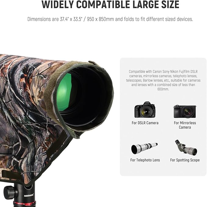 NEEWER PB020 Large Waterproof Rain Cover - Image 2