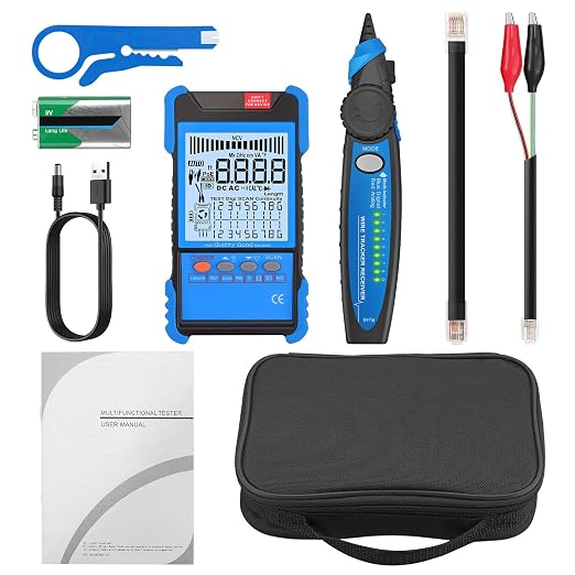 Network Cable Tester with NCV, Poe Cable Tracker Ethernet Cable Finder - Image 9