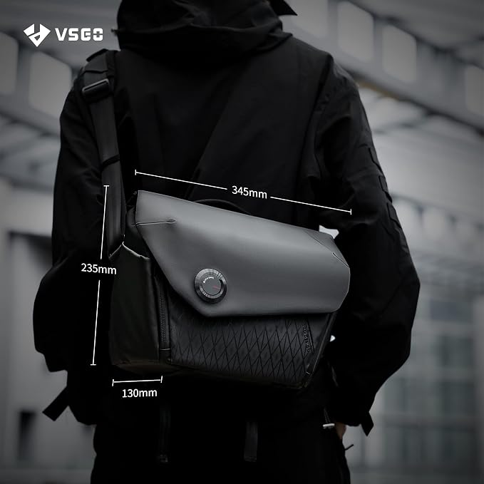 VSGO 6L Waterproof Camera Sling Bag, Single-Shoulder Messenger Bag - Image 3