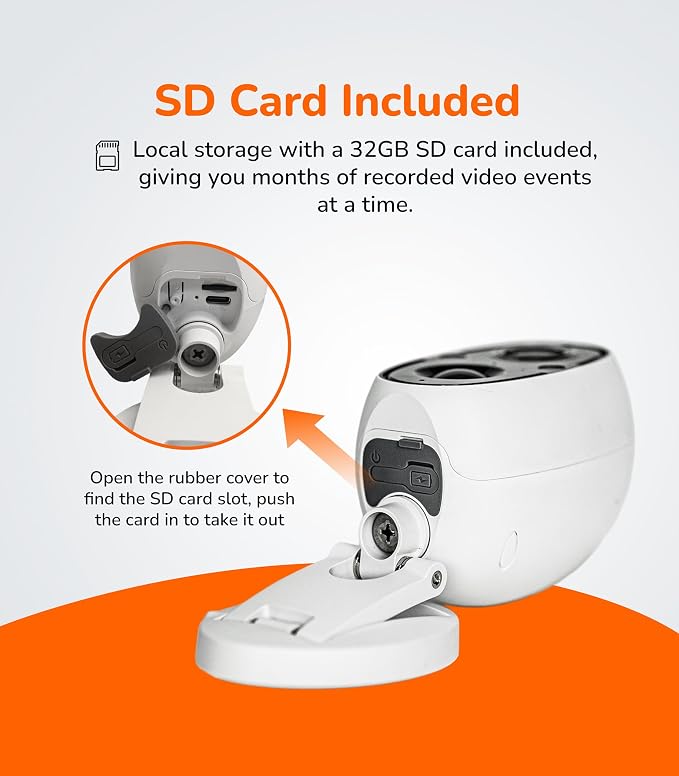 SensForge 2.5K Solar Powered Indoor/Outdoor Battery Camera, Dual-Band WiFi - Image 7