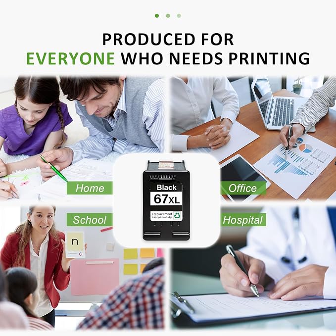 67XL Black Ink Cartridge Compatible - Image 6