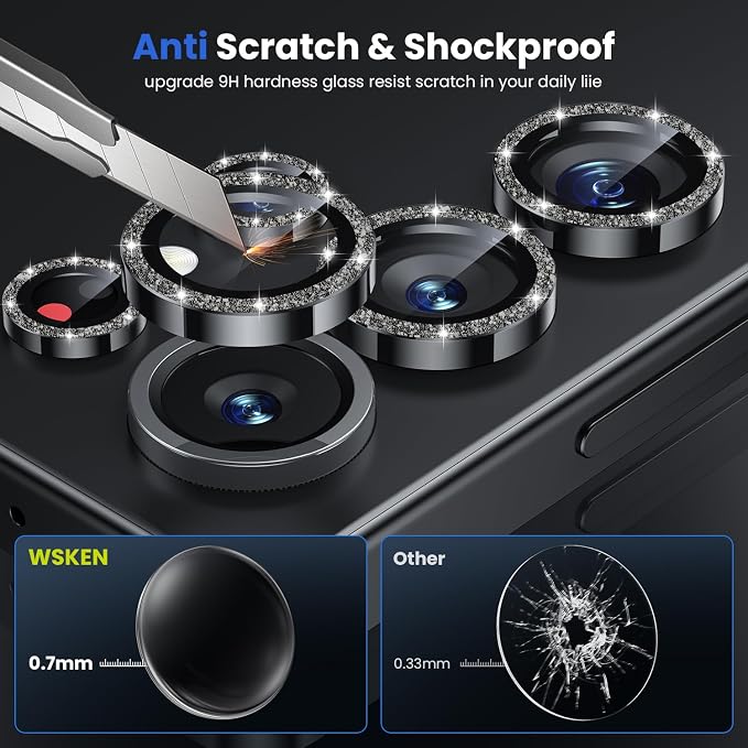 WSKEN for Samsung Galaxy S25 Ultra Camera Lens Protector - Image 3