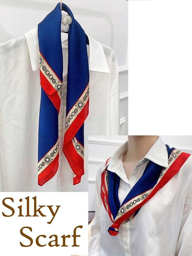 Silky Scarf for Women Lightweight Satin Bandanas Neck Hair Wrap For Sleeping - Image 4