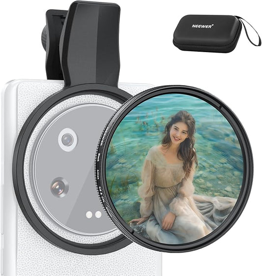 NEEWER 2 in 1 67mm CPL & Black Diffusion 1/4 Filter Compatible by Neewer