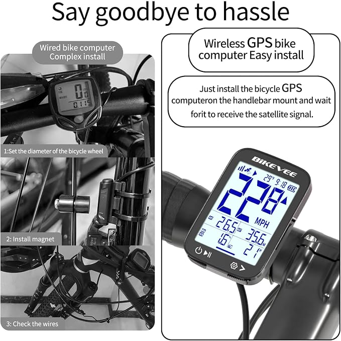 GPS Bike Computer Wireless Cycling Computer - Image 3