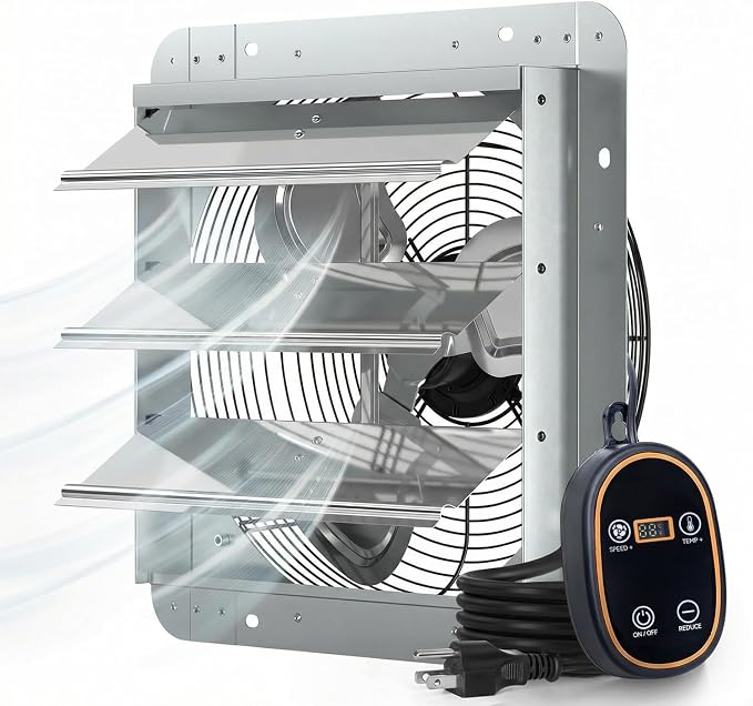 Amico 14" Shutter Exhaust Fan by Amico