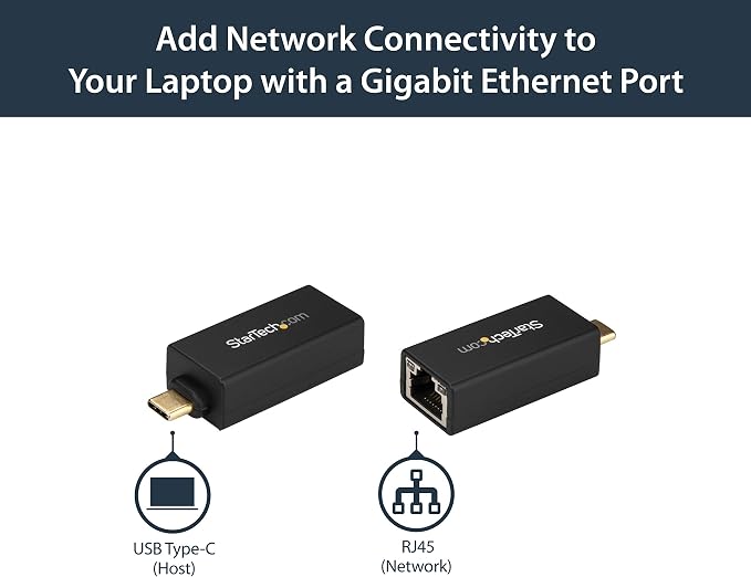 StarTech.com USB C to Gigabit Ethernet Adapter - Image 2