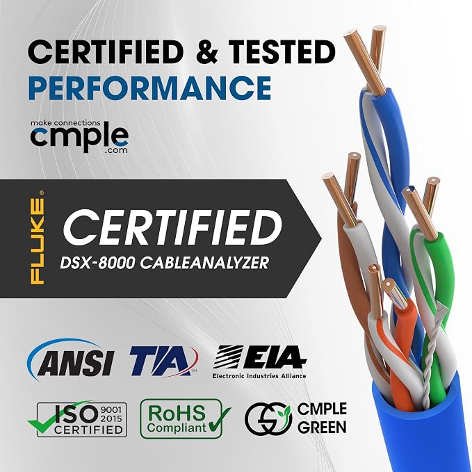 Cmple - Cat5e Plenum Cable 1000ft - Image 3