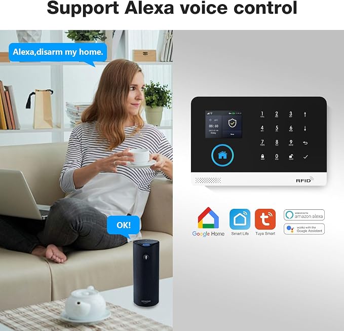 PGST Home Security Systems for House, Wireless Home Security Alarm System - Image 4