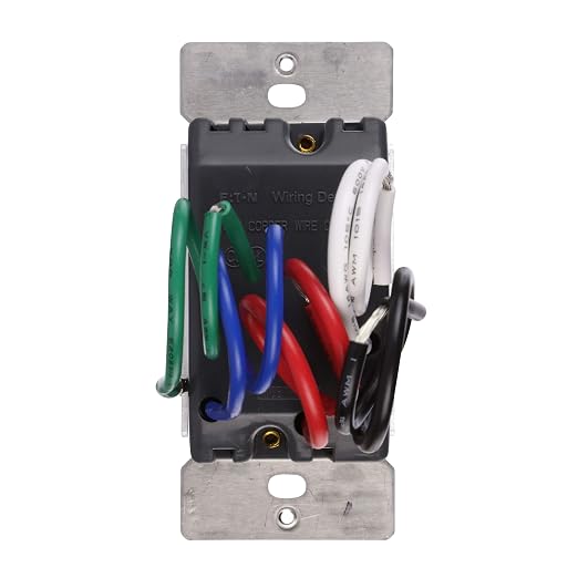 Eaton Z-Wave Plus RF9601DLA Wireless Switch, Single Pole, Light Almond - Image 3