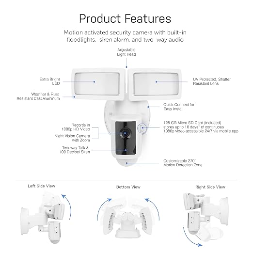 Feit Electric SEC3000/CAM/WIFI Outdoor LED Smart Security Camera - Image 6