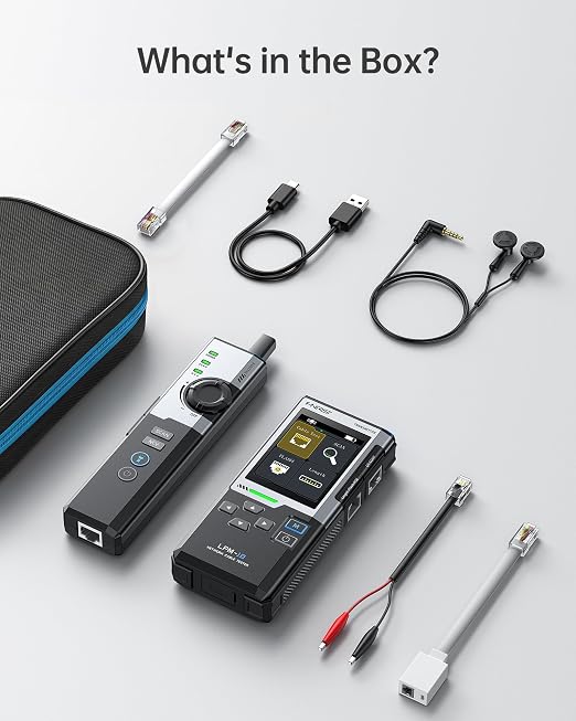 FNIRSI LPM-10A Ethernet Tester, Network Cable Tester Kit - Image 9