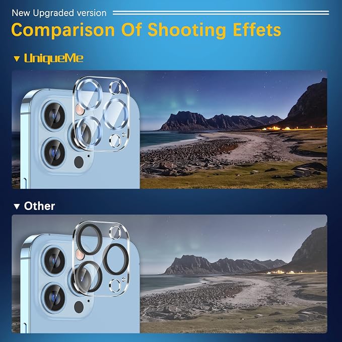 UniqueMe Camera Lens Protector Compatible - Image 7