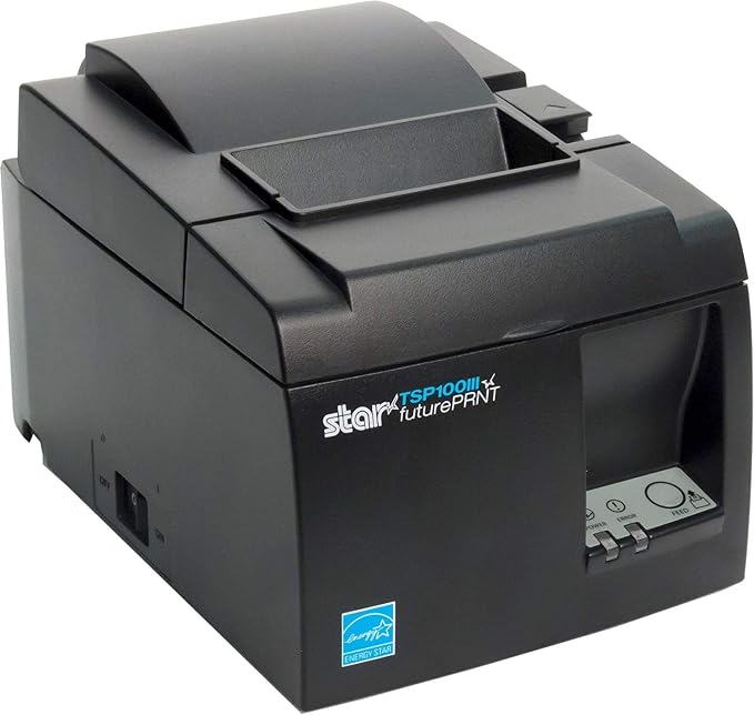 Star Micronics TSP100 Series, Monochrome, Thermal Receipt Printer, USB Cable - Image 2