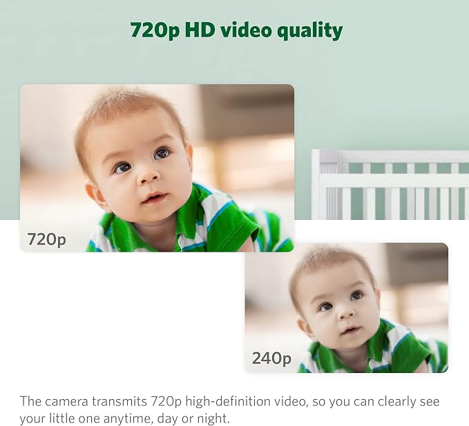 LeapFrog LF915HD Baby Monitor, 5” 720p Screen, 360° Pan & Tilt - Image 7