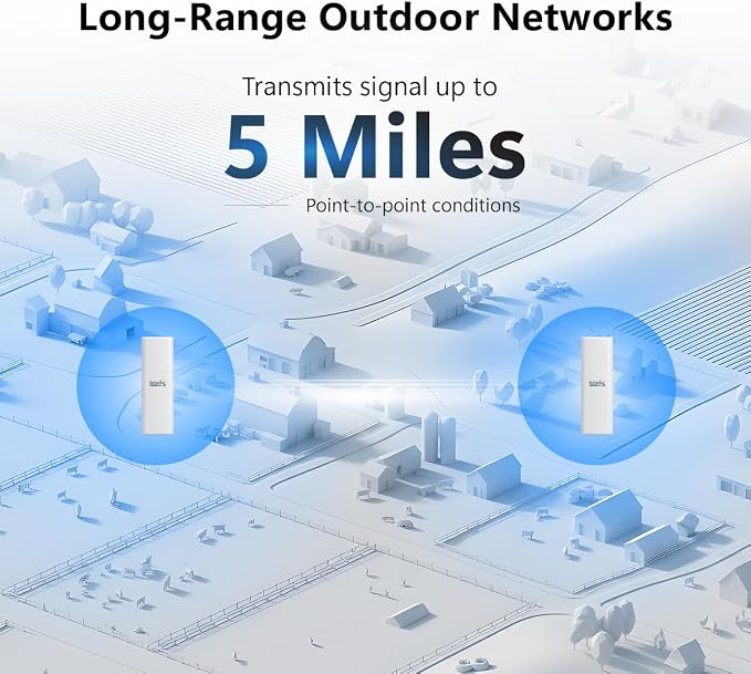 EnGenius ENH500-AX KIT 5GHz Wi-Fi 6 2x2 Outdoor Wireless Bridge, 200 Mbps - Image 4