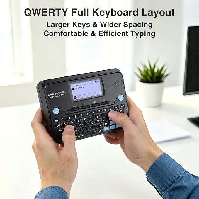 SUPVAN E12 Bluetooth Label Maker Machine, Support Keyboard & App - Image 6