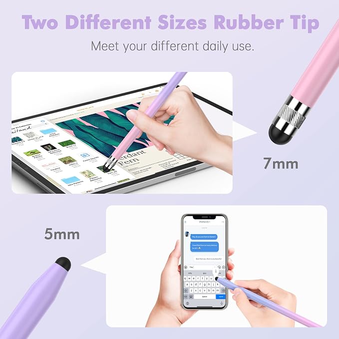 5Pcs Stylus Pens, 2 in 1 Stylus Pen - Image 3