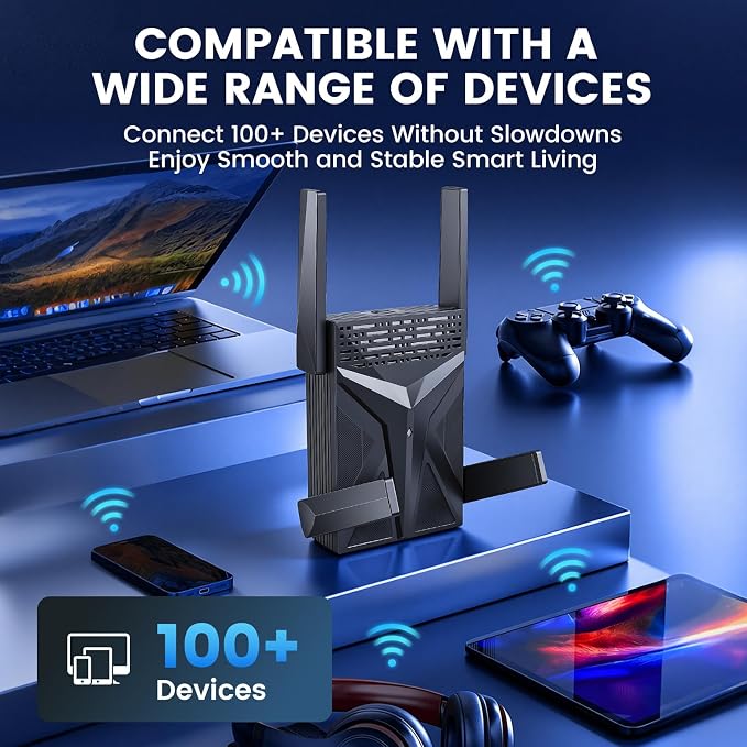 WiFi 6 Extender Signal Booster for Home, AX1800 Dual-Band Wireless Repeater - Image 6