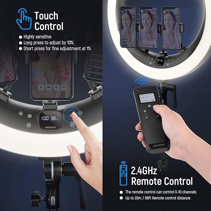 NEEWER Ring Light RP19H 19 Inch - Image 5