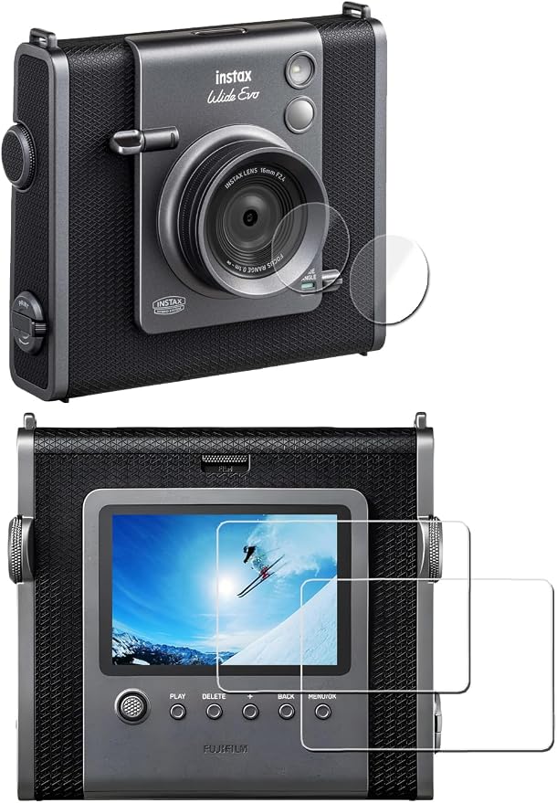iDaPro Screen Protector for Fujifilm Instax WIDE EVO Tempered Glass + PET Film by ScreenProtectorExpert