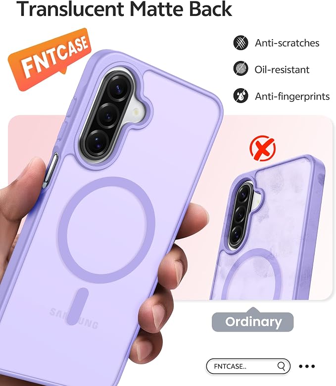 FNTCASE for Galaxy A17/A16 5G Phone Case: for Samsung A17 Cases Matte - Image 6
