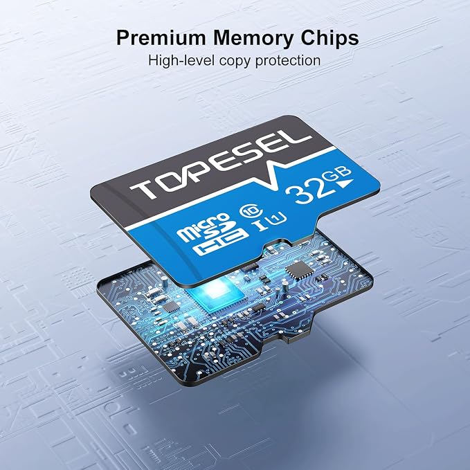 TOPESEL 32GB Micro SD Card 5Pack Micro-SDHC Memory Card UHS-I, High Speed Flash - Image 6