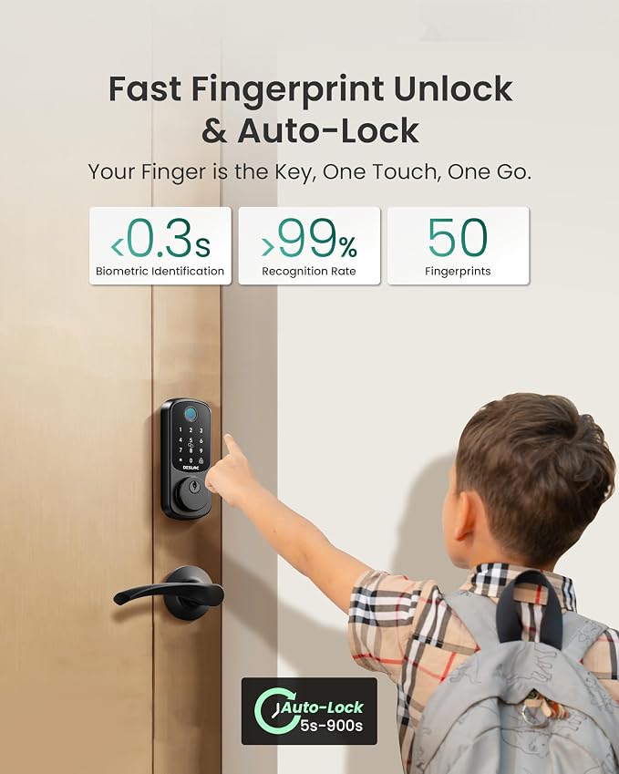 DESLOC B200 Fingerprint Smart Lock - Image 4