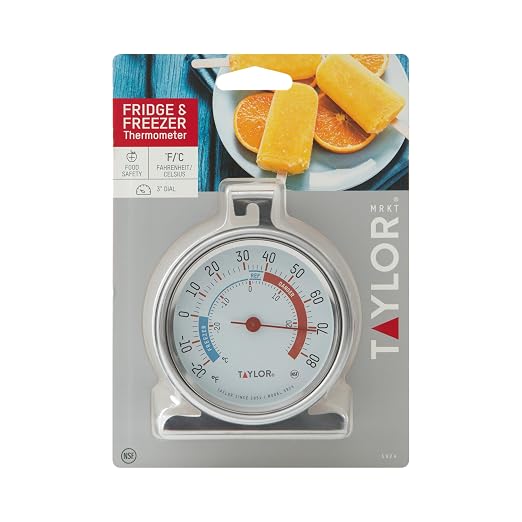 Taylor 5924 Large Dial Kitchen Refrigerator and Freezer Analog Thermometer - Image 7