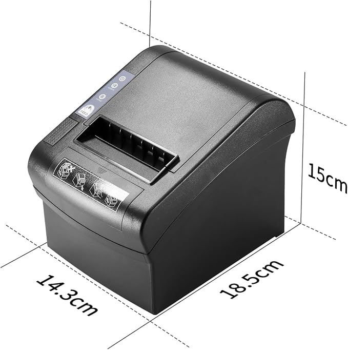 NETUM 80mm Thermal Receipt Printer, WiFi POS Printer - Image 6