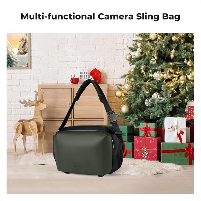 K&F CONCEPT Camera Sling Bag Crossbody Bag Waterproof Camera Shoulder Backpack - Image 9