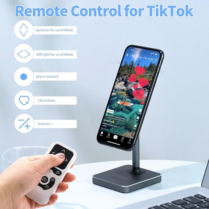 Wireless Camera Remote Control for iPhone, Control Phone Camera Shutter and Zoom - Image 4