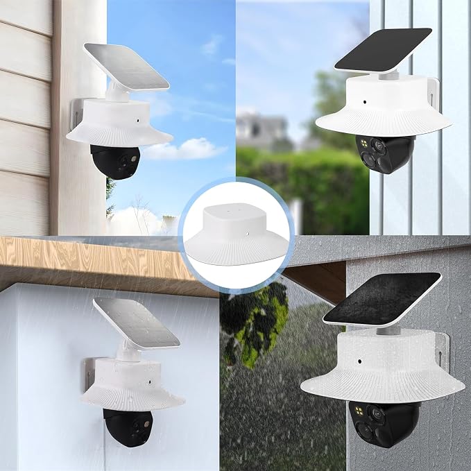 Sun Rain Shade Cover Shield for eufy Security SoloCam S340 Camera, UV-Resistant - Image 5