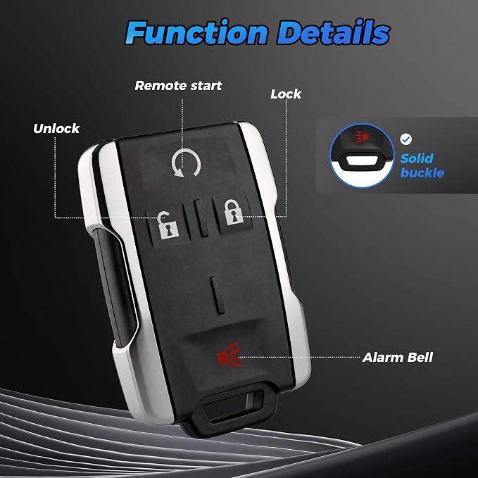 Key Fob 2Pcs M3N-32337100 13577770 Compatible - Image 5