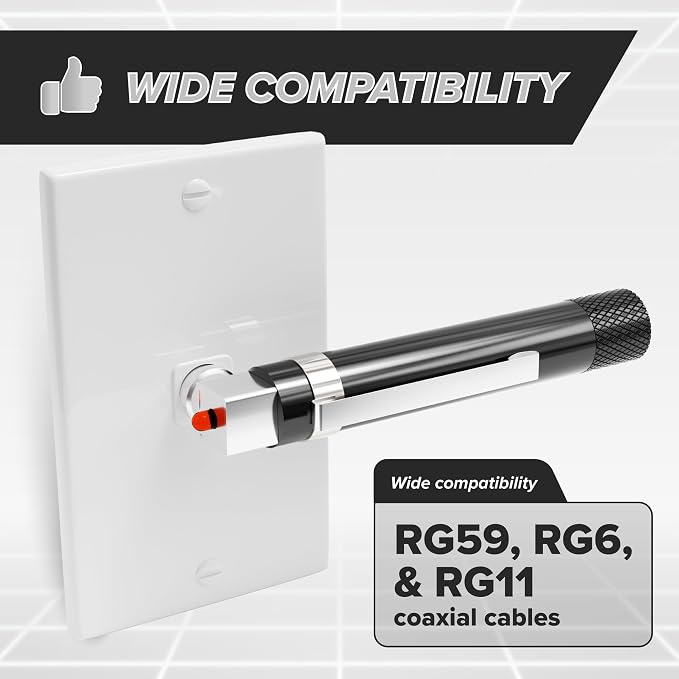 THE CIMPLE CO Coaxial Cable Signal Tester Tool - Image 3