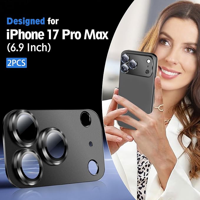 SiHPuoy 2 Pack Camera Lens Protector - Image 2