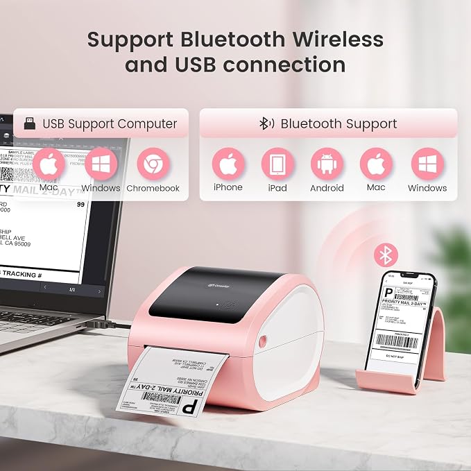 Bluetooth Shipping Label Printer - Image 2