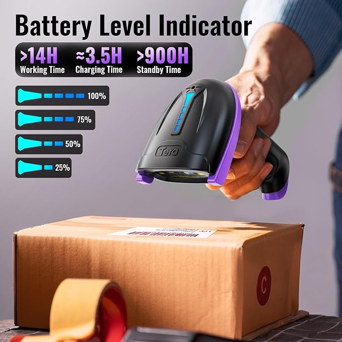 Tera Barcode Scanner Wireless Versatile 2-in-1 - Image 2
