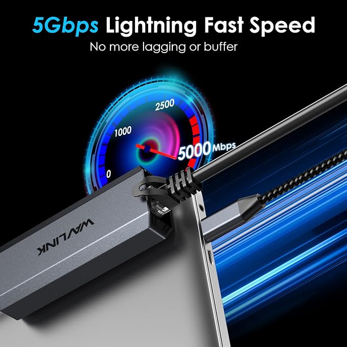 WAVLINK 5Gbps USB C Ethernet Adapter - Image 3