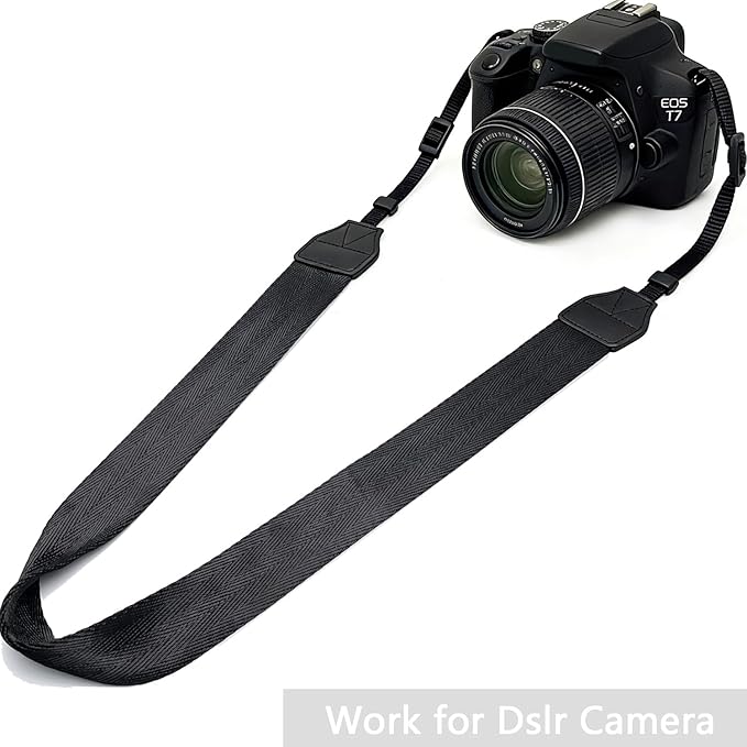 Camera Neck Shoulder Strap for Man Woman Photographers, Wide Strap for SLR DSLR - Image 2