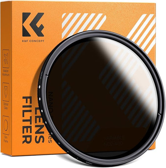K&F CONCEPT 46mm Variable ND2-ND400 ND Lens Filter by KFCONCEPT