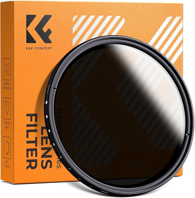 ND Filter 52MM, K&F CONCEPT Professional 52MM Fader Variable Neutral Density by KFCONCEPT