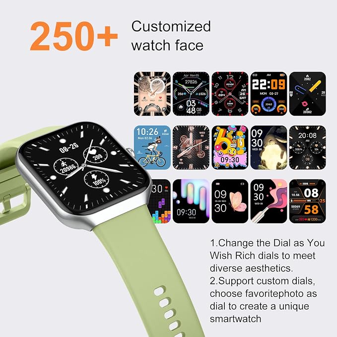 Smart Watch for Men Women, 1.96" HD Smartwatch - Image 2